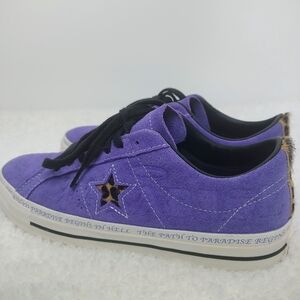 Converse Men's Sneakers Purple Black Multicolor Graphic